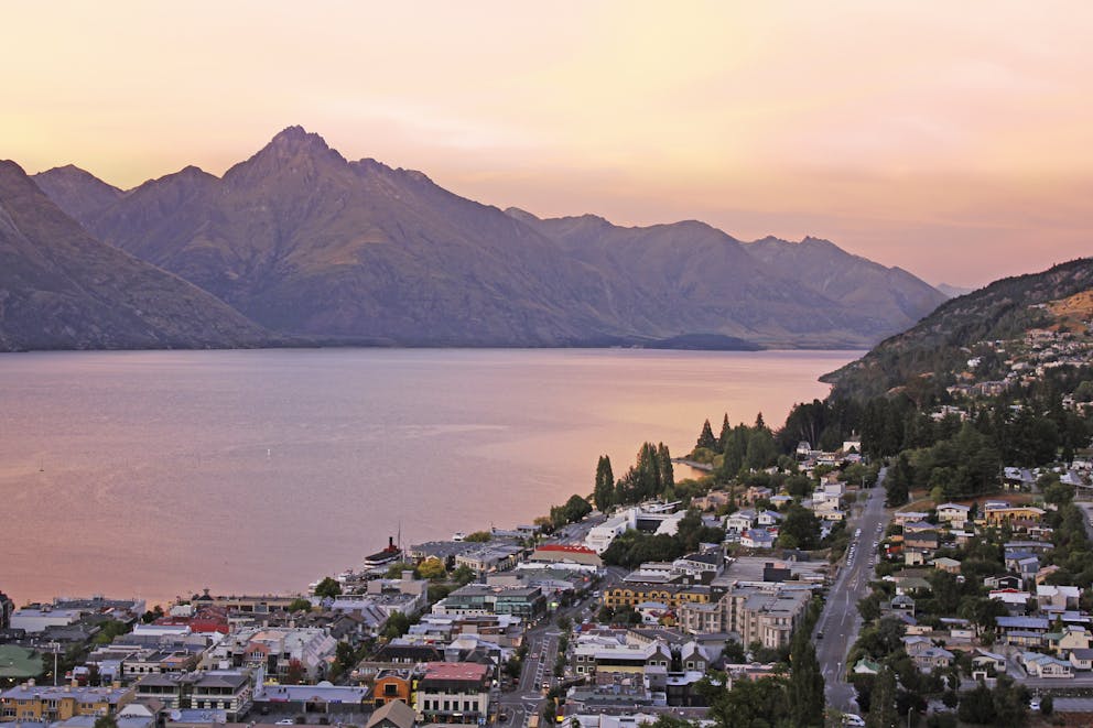 Sunrise over Queenstown