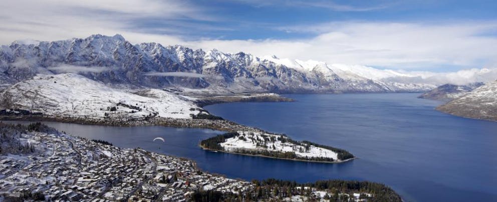 croppedimage960390 Queenstown snowy aerial view landscape